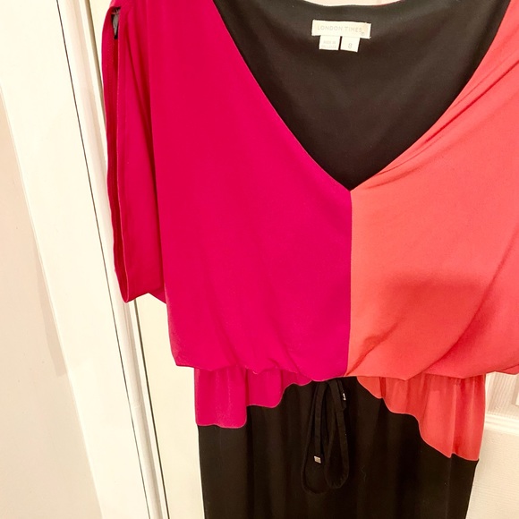 Color block spandex dress - Picture 3 of 4